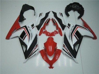 2013-2016 Rouge Blanc Noir EX300 Carénage Moto