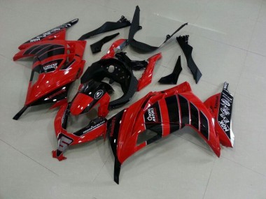 2013-2016 Rouge Noir Airfore ZX300R Carénage Moto