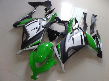 2013-2016 Vert Noir et Blanc ZX300R Carénage Moto