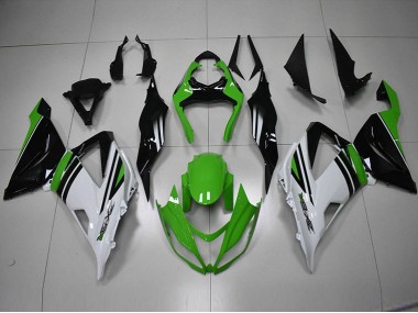 2013-2018 Noir Vert Blanc ZX6R Carénage Moto