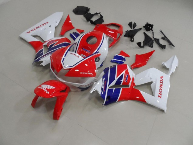 2013-2021 Rouge Blanc Bleu HRC CBR600RR Carénage Moto