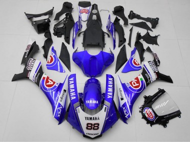 2015-2019 Bleu PATA 88 YZF R1 Carénage Moto