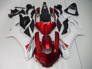 2015-2019 Rouge Blanc YZF R1 Carénages Moto