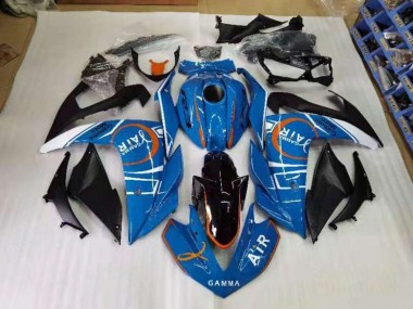 2015-2022 Bleu et Blanc YZF R3 Carénage Moto
